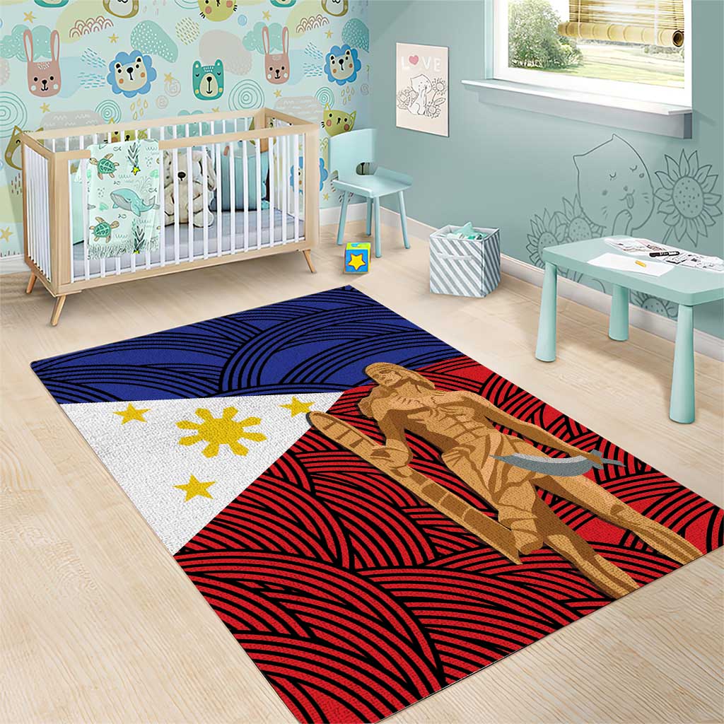 Philippines National Flag Day 28 May Area Rug Lapu-Lapu King