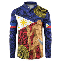 Philippines National Flag Day 28 May Button Sweatshirt Lapu-Lapu King