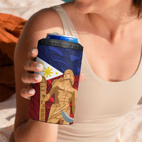 Philippines National Flag Day 28 May 4 in 1 Can Cooler Tumbler Lapu-Lapu King
