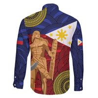 Philippines National Flag Day 28 May Family Matching Off The Shoulder Long Sleeve Dress and Hawaiian Shirt Lapu-Lapu King
