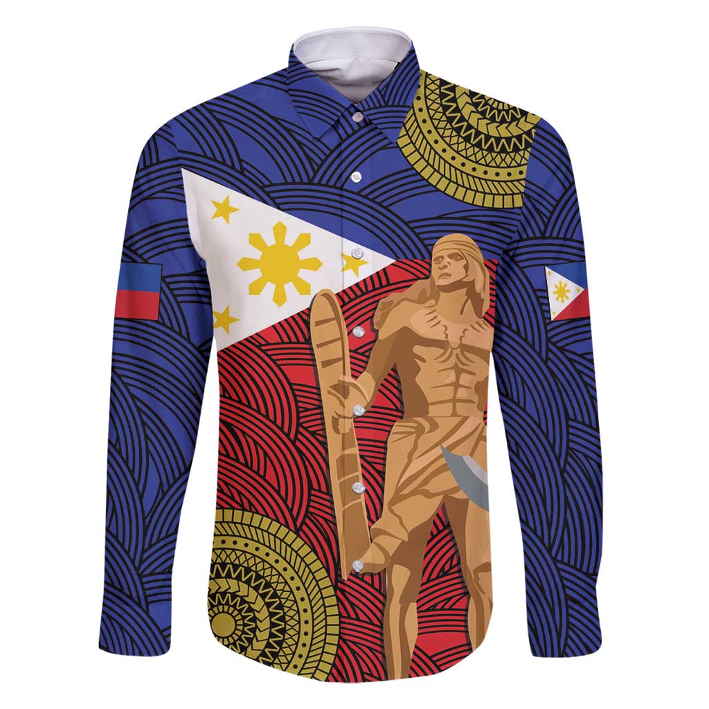 Philippines National Flag Day 28 May Family Matching Off Shoulder Short Dress and Hawaiian Shirt Lapu-Lapu King