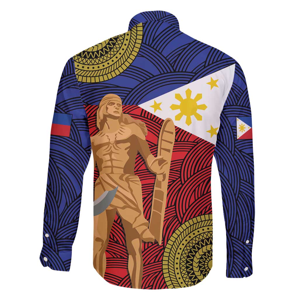 Philippines National Flag Day 28 May Family Matching Short Sleeve Bodycon Dress and Hawaiian Shirt Lapu-Lapu King