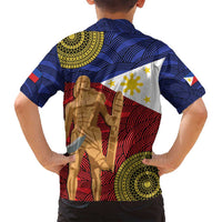 Philippines National Flag Day 28 May Family Matching Tank Maxi Dress and Hawaiian Shirt Lapu-Lapu King