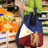 Philippines National Flag Day 28 May Grocery Bag Lapu-Lapu King
