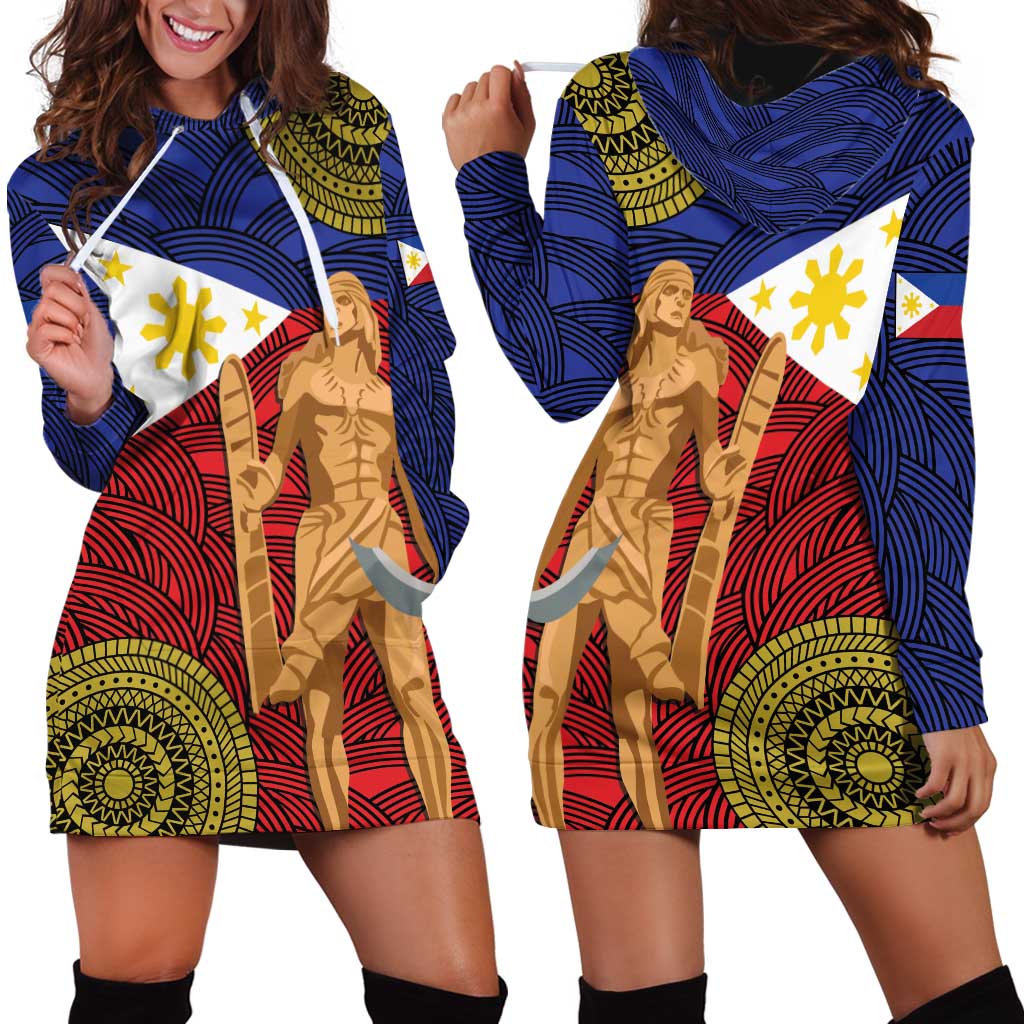 Philippines National Flag Day 28 May Hoodie Dress Lapu-Lapu King