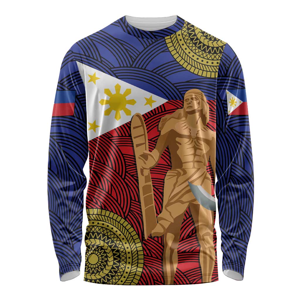 Philippines National Flag Day 28 May Long Sleeve Shirt Lapu-Lapu King