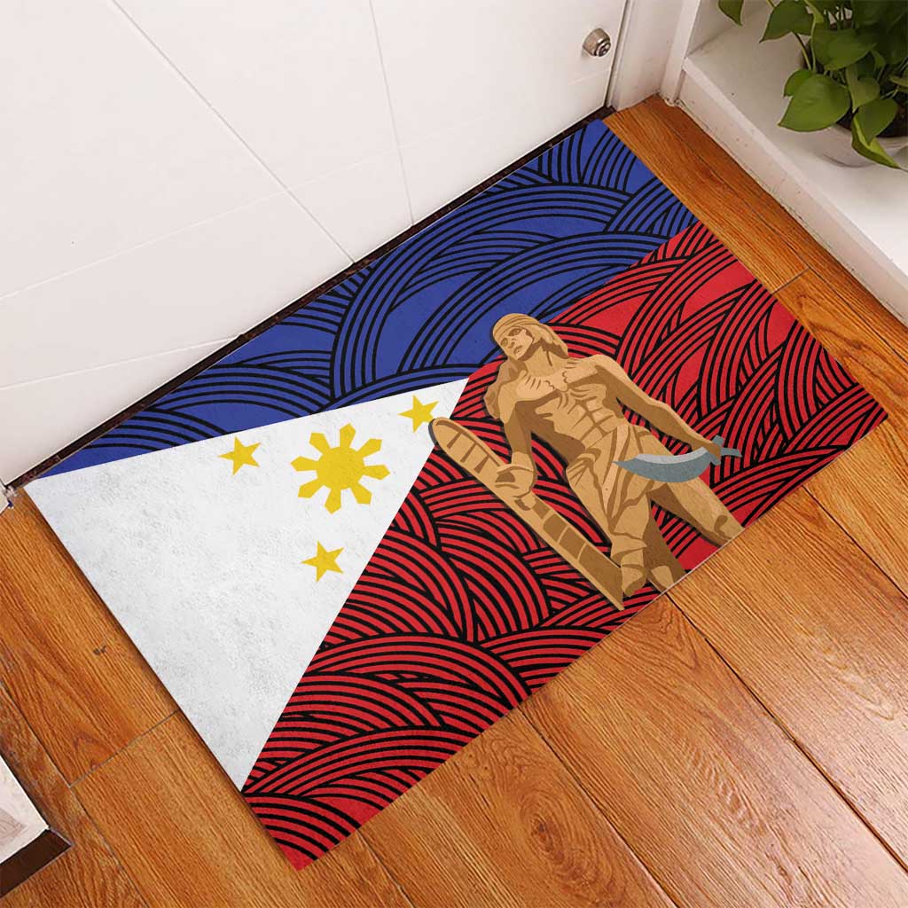 Philippines National Flag Day 28 May Rubber Doormat Lapu-Lapu King