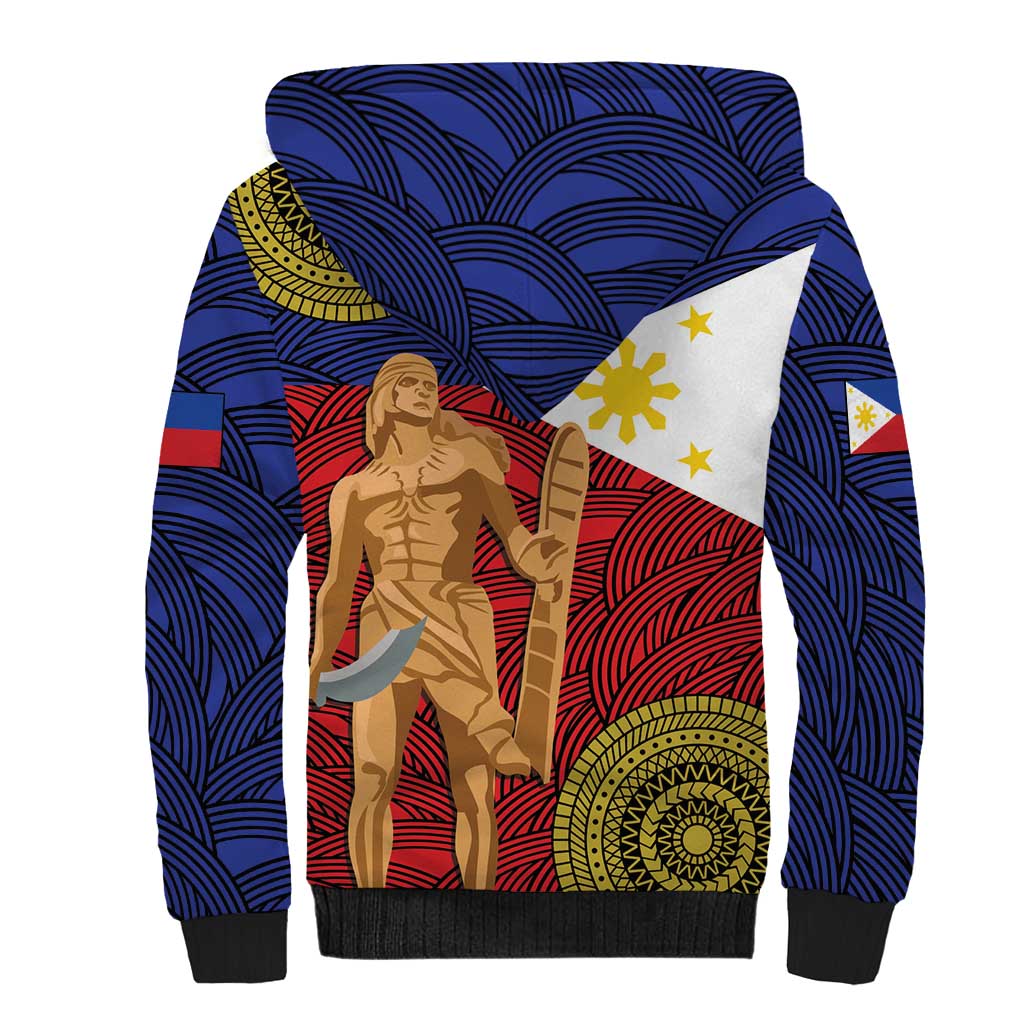 Philippines National Flag Day 28 May Sherpa Hoodie Lapu-Lapu King