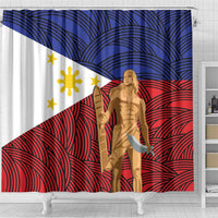 Philippines National Flag Day 28 May Shower Curtain Lapu-Lapu King