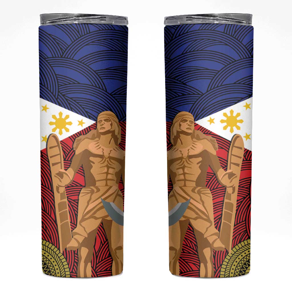 Philippines National Flag Day 28 May Skinny Tumbler Lapu-Lapu King