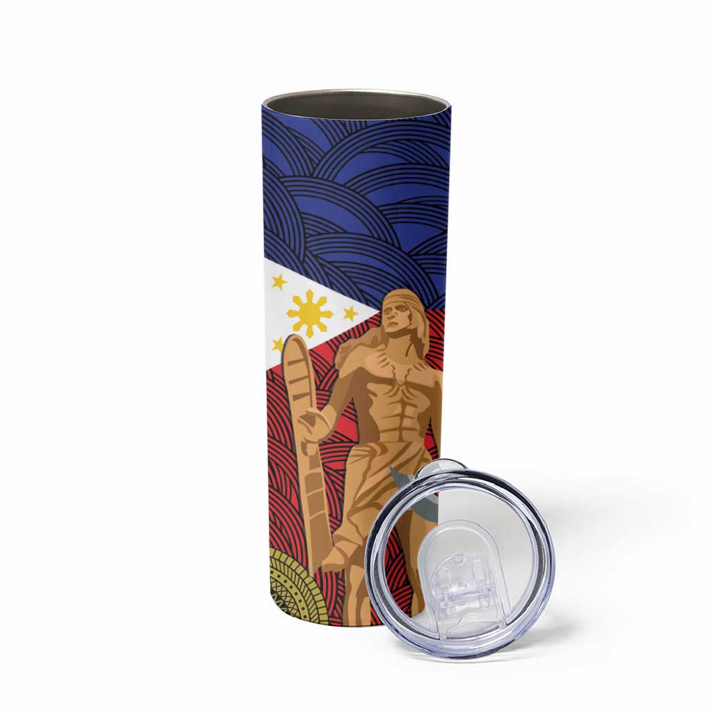 Philippines National Flag Day 28 May Skinny Tumbler Lapu-Lapu King