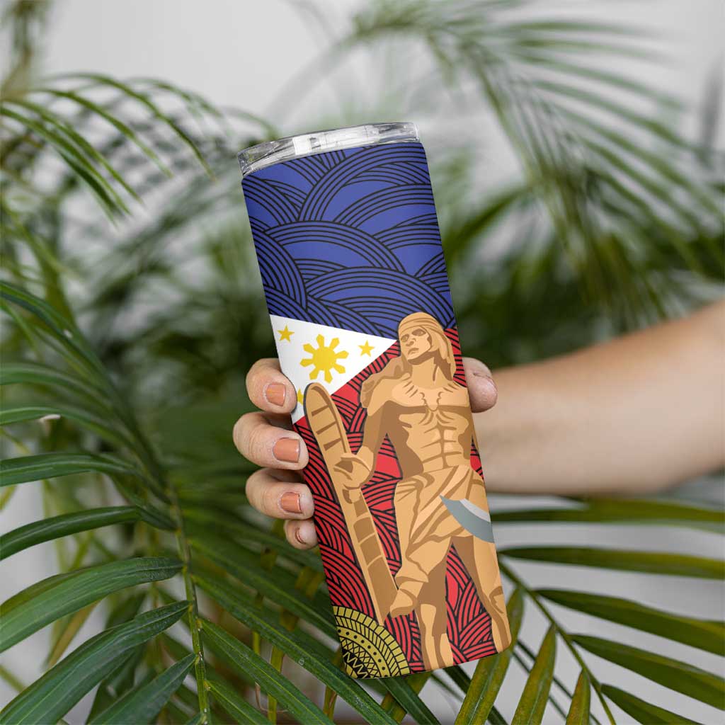 Philippines National Flag Day 28 May Skinny Tumbler Lapu-Lapu King