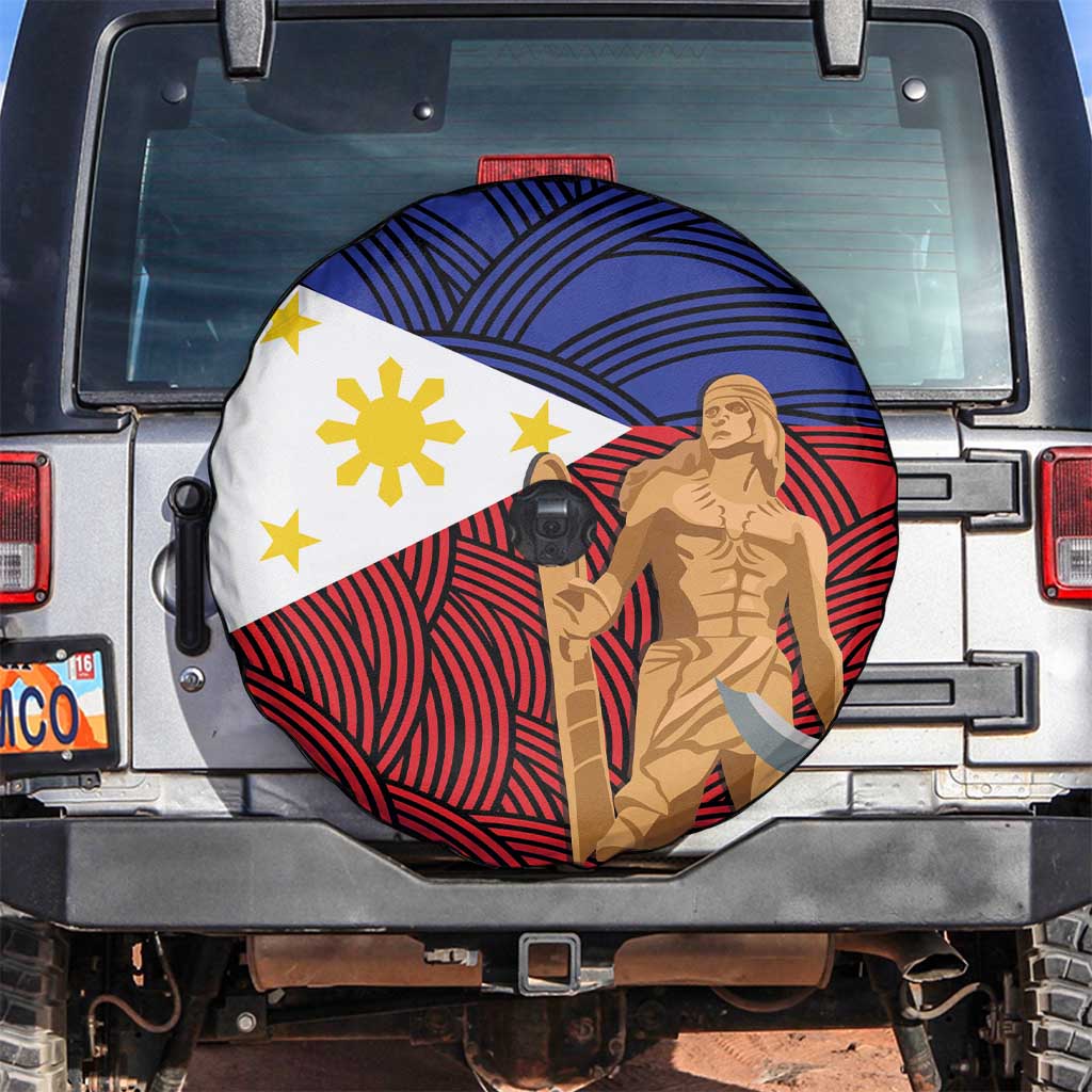 Philippines National Flag Day 28 May Spare Tire Cover Lapu-Lapu King