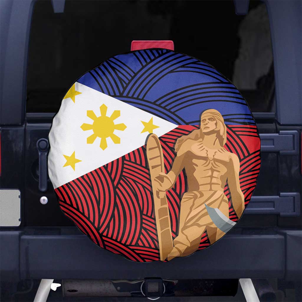 Philippines National Flag Day 28 May Spare Tire Cover Lapu-Lapu King