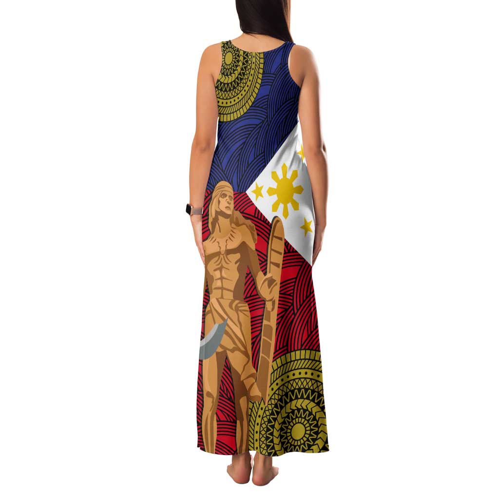 Philippines National Flag Day 28 May Tank Maxi Dress Lapu-Lapu King
