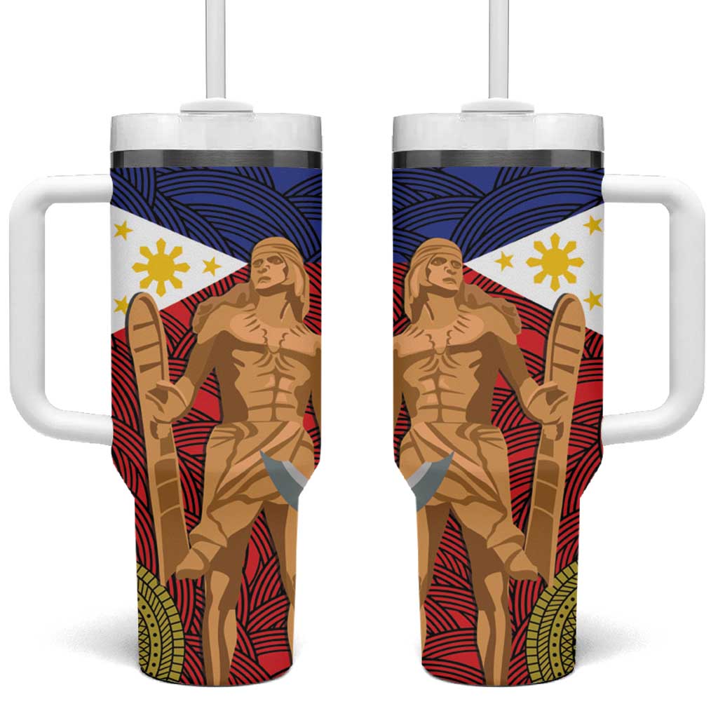 Philippines National Flag Day 28 May Tumbler With Handle Lapu-Lapu King