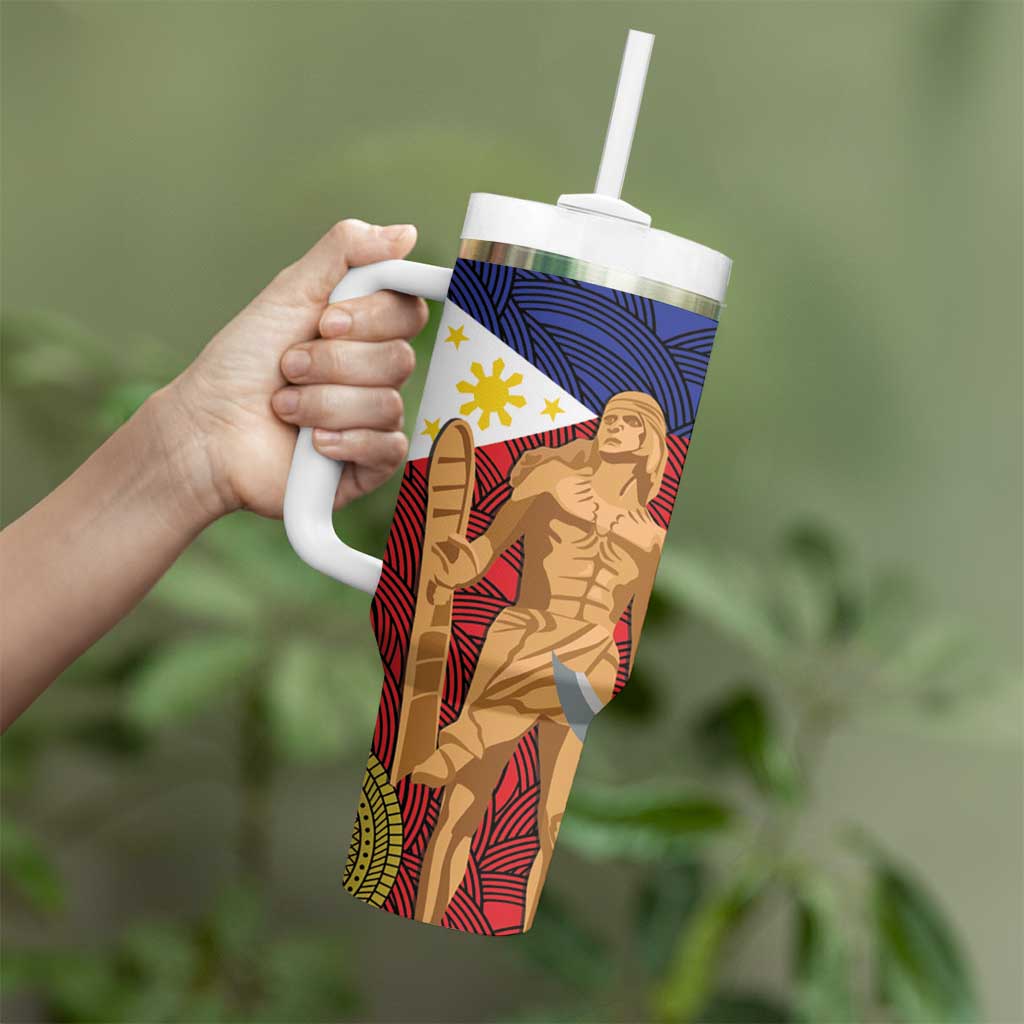 Philippines National Flag Day 28 May Tumbler With Handle Lapu-Lapu King