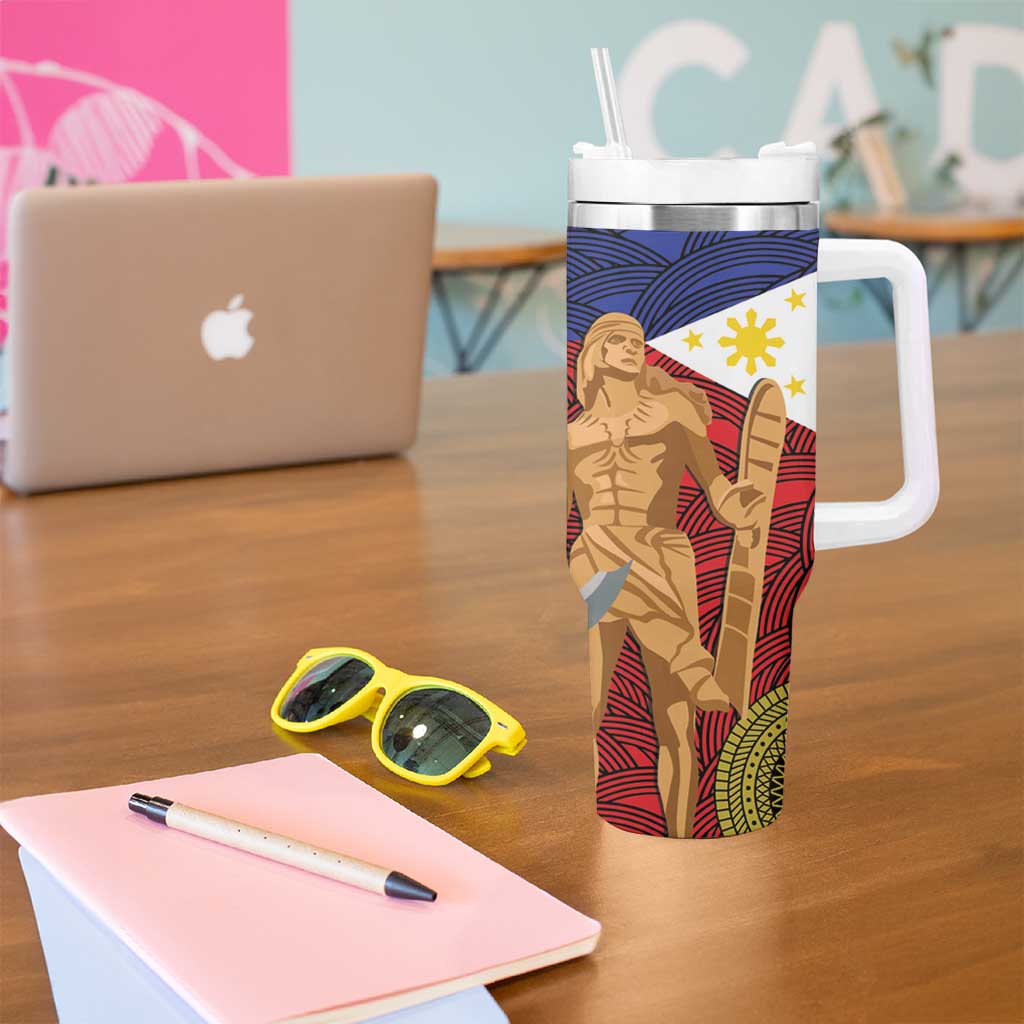 Philippines National Flag Day 28 May Tumbler With Handle Lapu-Lapu King
