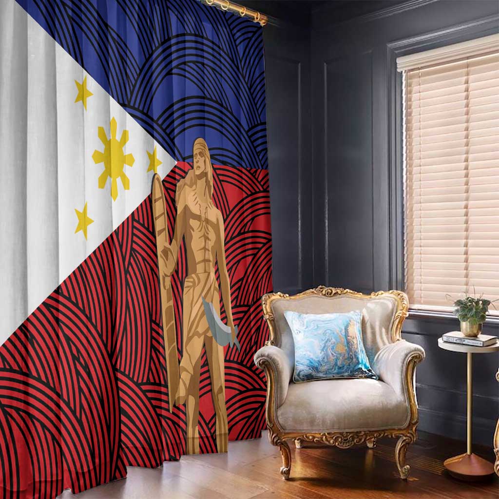 Philippines National Flag Day 28 May Window Curtain Lapu-Lapu King