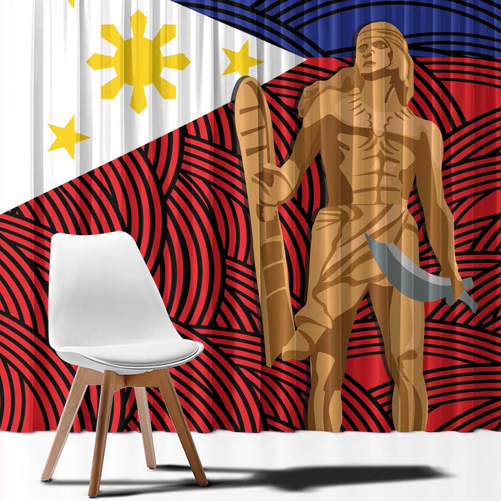 Philippines National Flag Day 28 May Window Curtain Lapu-Lapu King