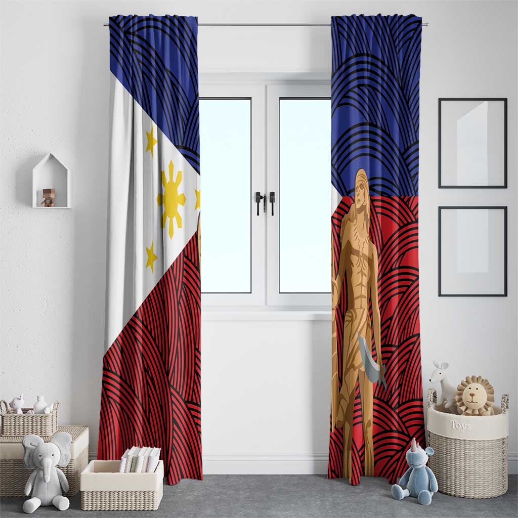 Philippines National Flag Day 28 May Window Curtain Lapu-Lapu King