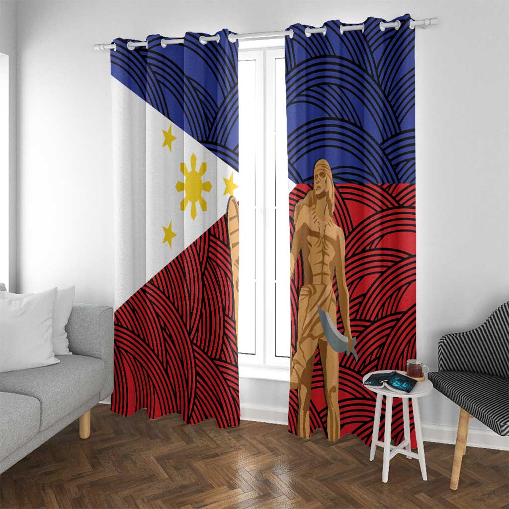 Philippines National Flag Day 28 May Window Curtain Lapu-Lapu King