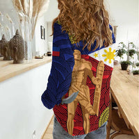 Philippines National Flag Day 28 May Women Casual Shirt Lapu-Lapu King