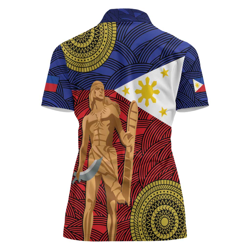 Philippines National Flag Day 28 May Women Polo Shirt Lapu-Lapu King
