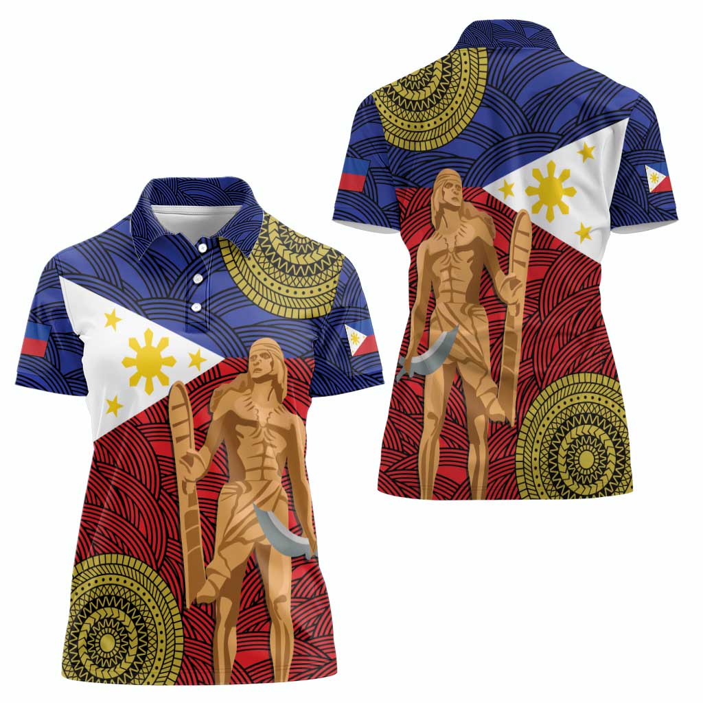 Philippines National Flag Day 28 May Women Polo Shirt Lapu-Lapu King
