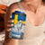 Sweden Sveriges Nationaldag 4 in 1 Can Cooler Tumbler King Gustav Vasa with Stockholm Slott
