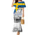 Sweden Sveriges Nationaldag Family Matching Mermaid Dress and Hawaiian Shirt King Gustav Vasa with Stockholm Slott