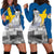 Sweden Sveriges Nationaldag Hoodie Dress King Gustav Vasa with Stockholm Slott