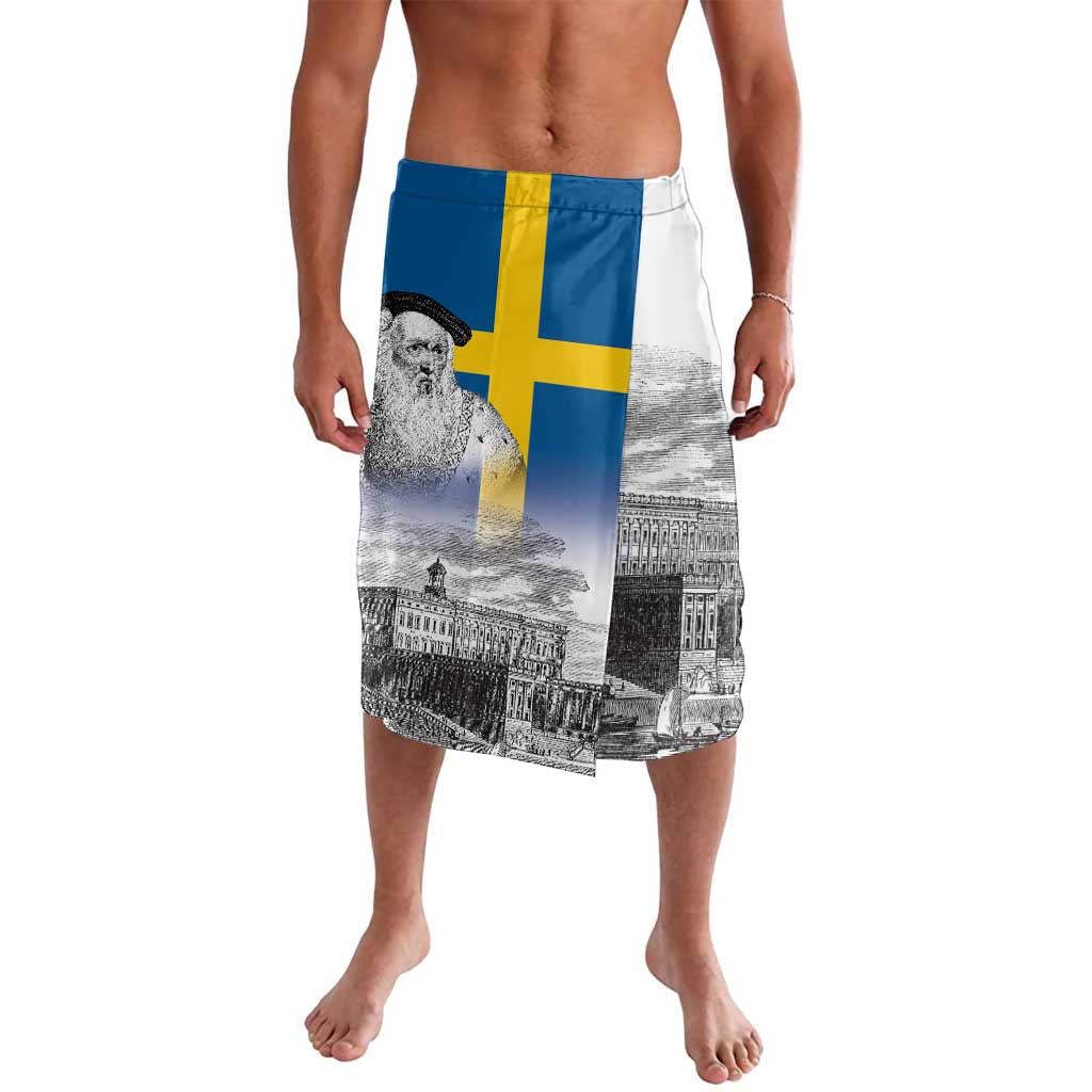 Sweden Sveriges Nationaldag Lavalava King Gustav Vasa with Stockholm Slott