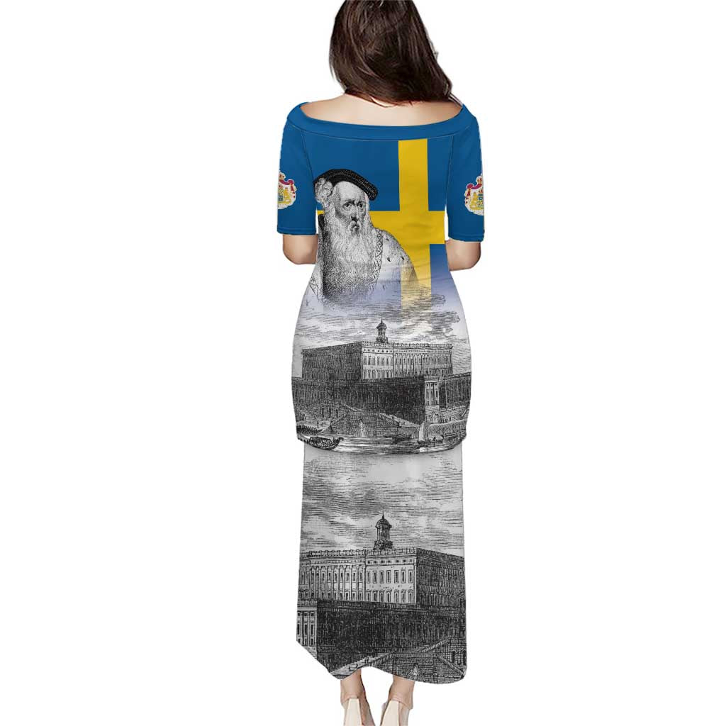 Sweden Sveriges Nationaldag Puletasi King Gustav Vasa with Stockholm Slott