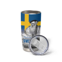 Sweden Sveriges Nationaldag Tumbler Cup King Gustav Vasa with Stockholm Slott