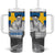 Sweden Sveriges Nationaldag Tumbler With Handle King Gustav Vasa with Stockholm Slott