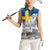 Sweden Sveriges Nationaldag Women Sleeveless Polo Shirt King Gustav Vasa with Stockholm Slott