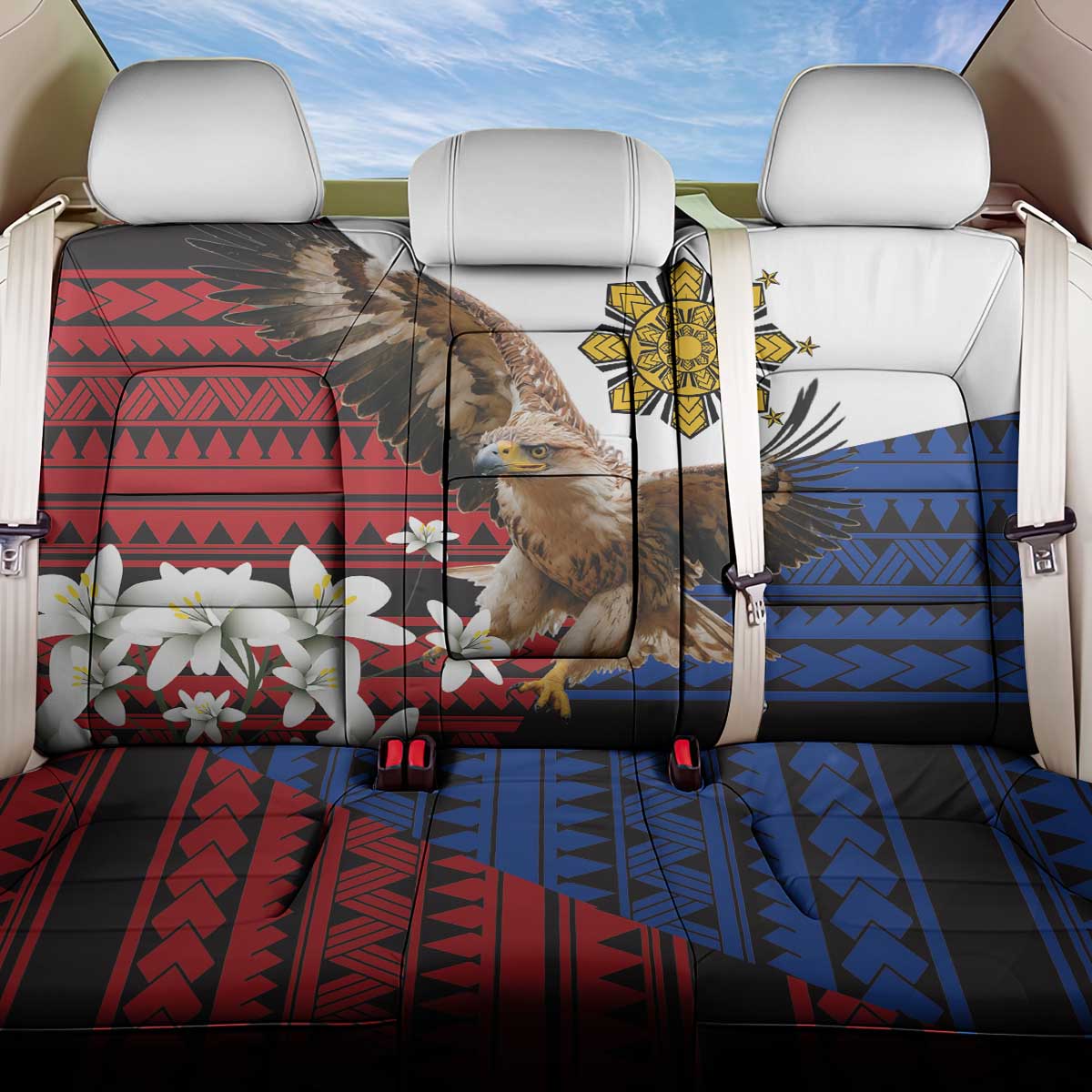 Philippine Eagle Week Back Car Seat Cover Philipino Patern