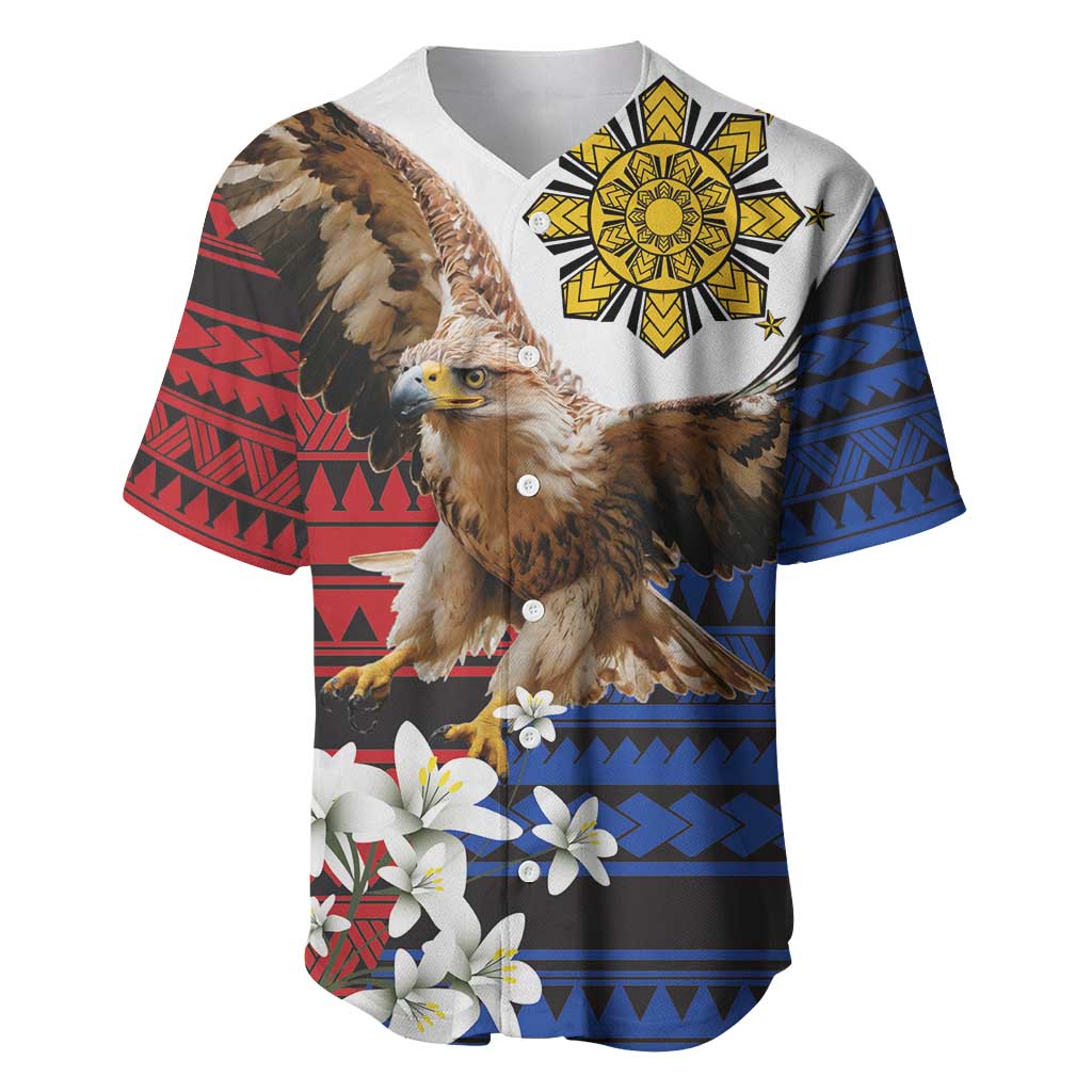 Philippine Eagle Week Baseball Jersey Philipino Patern