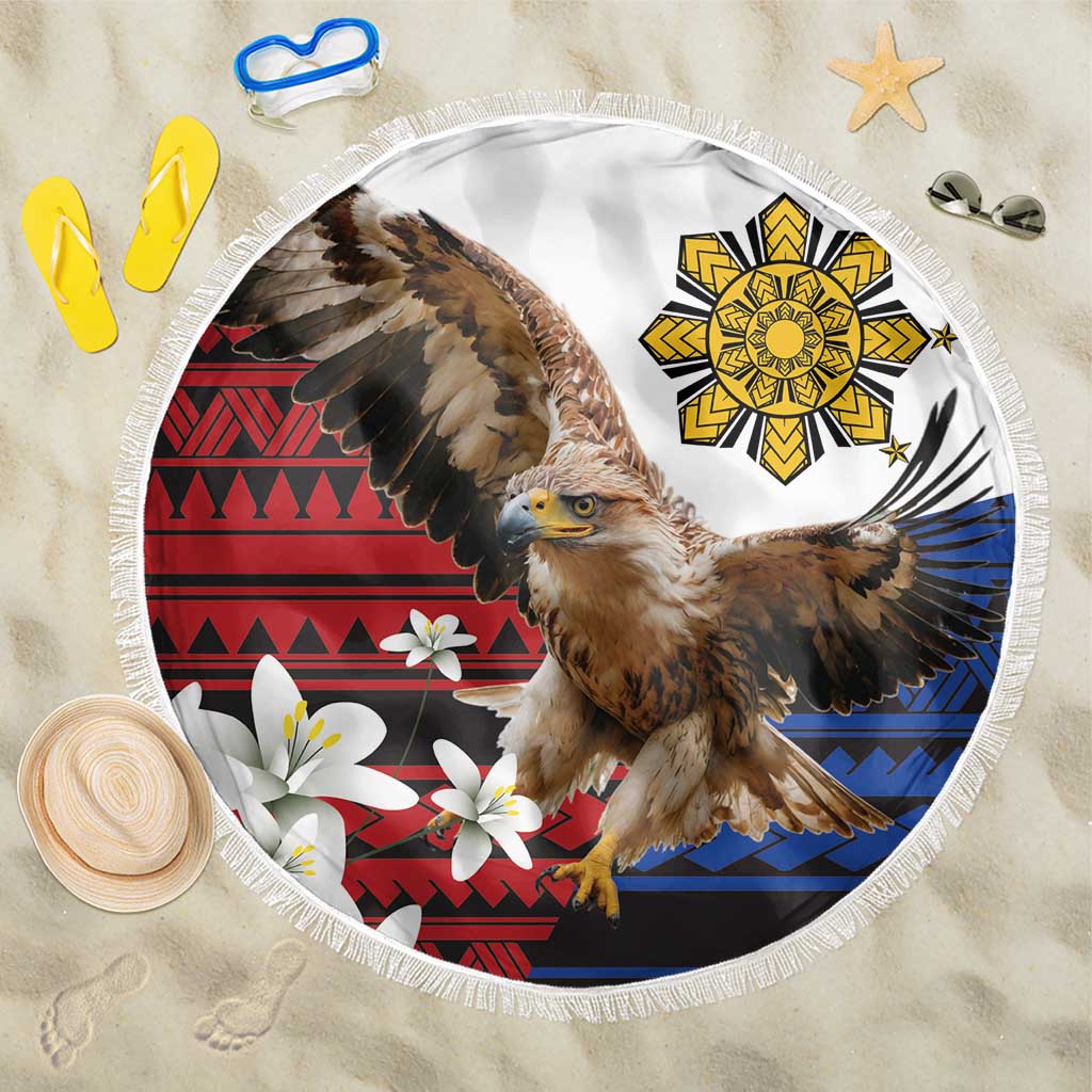 Philippine Eagle Week Beach Blanket Philipino Patern