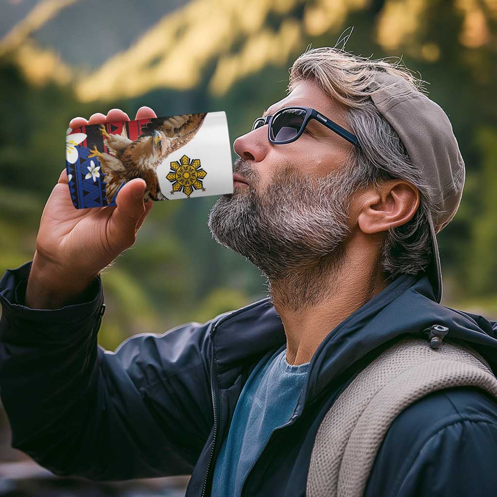 Philippine Eagle Week 4 in 1 Can Cooler Tumbler Philipino Patern