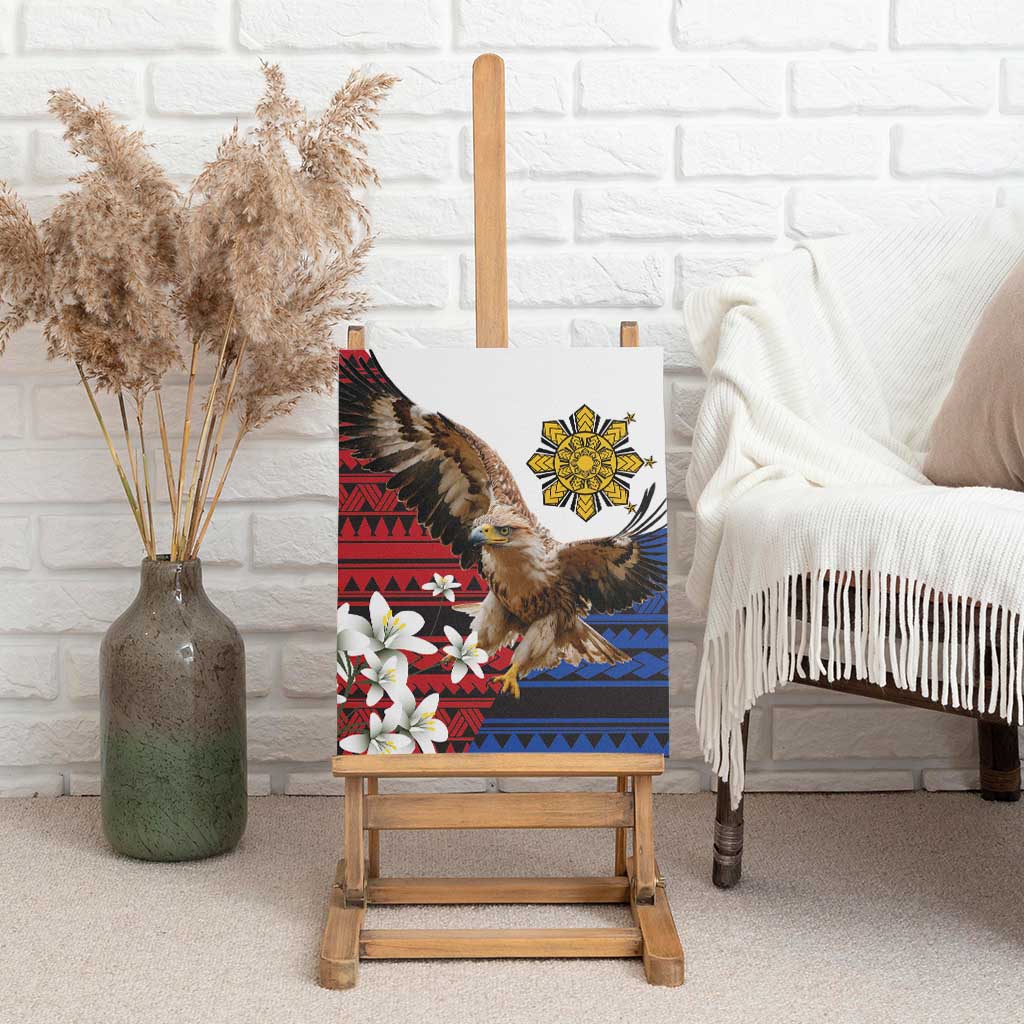 Philippine Eagle Week Canvas Wall Art Philipino Patern