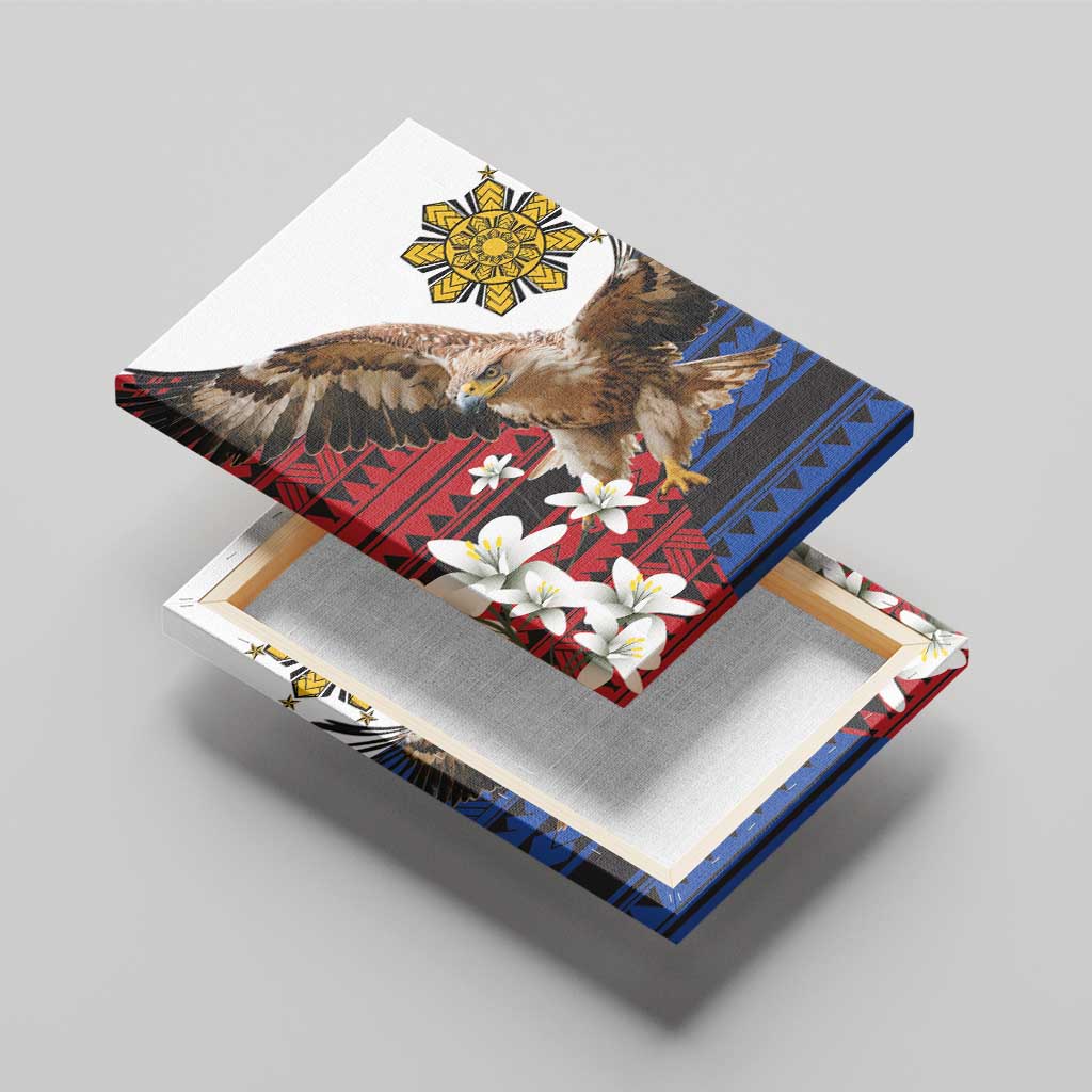 Philippine Eagle Week Canvas Wall Art Philipino Patern