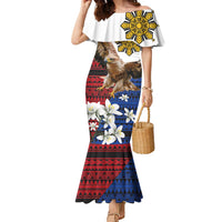 Philippine Eagle Week Family Matching Mermaid Dress and Hawaiian Shirt Philipino Patern