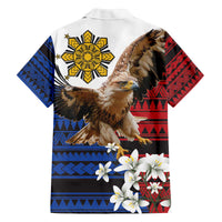 Philippine Eagle Week Family Matching Off The Shoulder Long Sleeve Dress and Hawaiian Shirt Philipino Patern