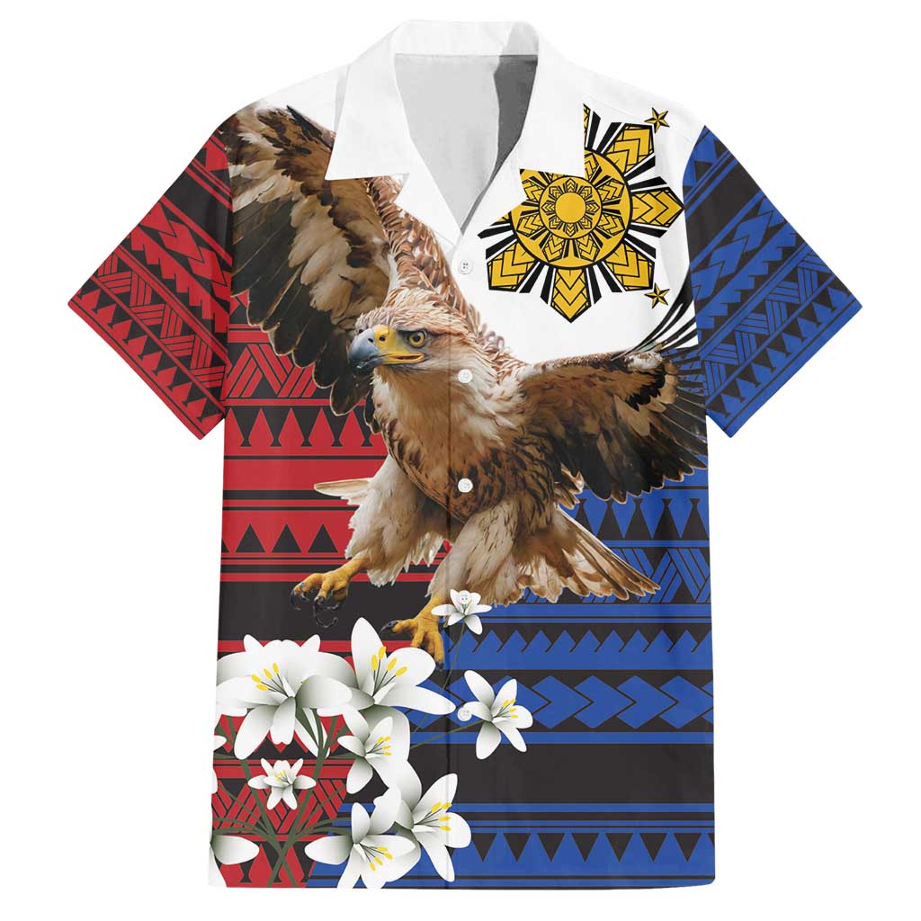 Philippine Eagle Week Family Matching Puletasi and Hawaiian Shirt Philipino Patern