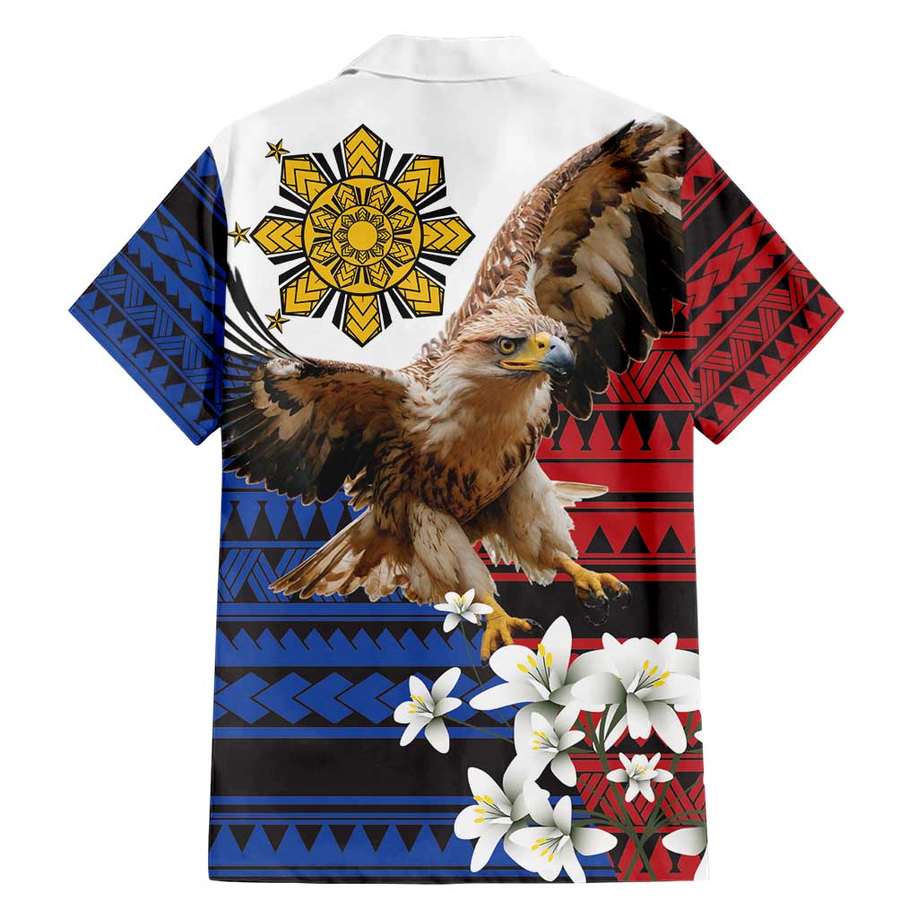 Philippine Eagle Week Family Matching Short Sleeve Bodycon Dress and Hawaiian Shirt Philipino Patern