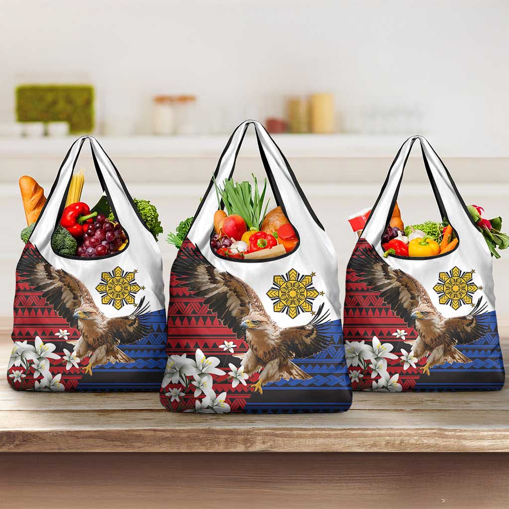 Philippine Eagle Week Grocery Bag Philipino Patern