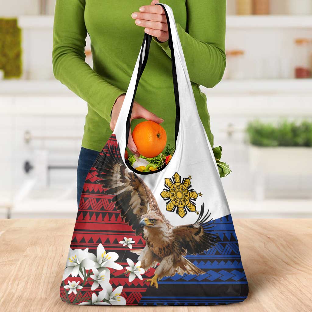 Philippine Eagle Week Grocery Bag Philipino Patern