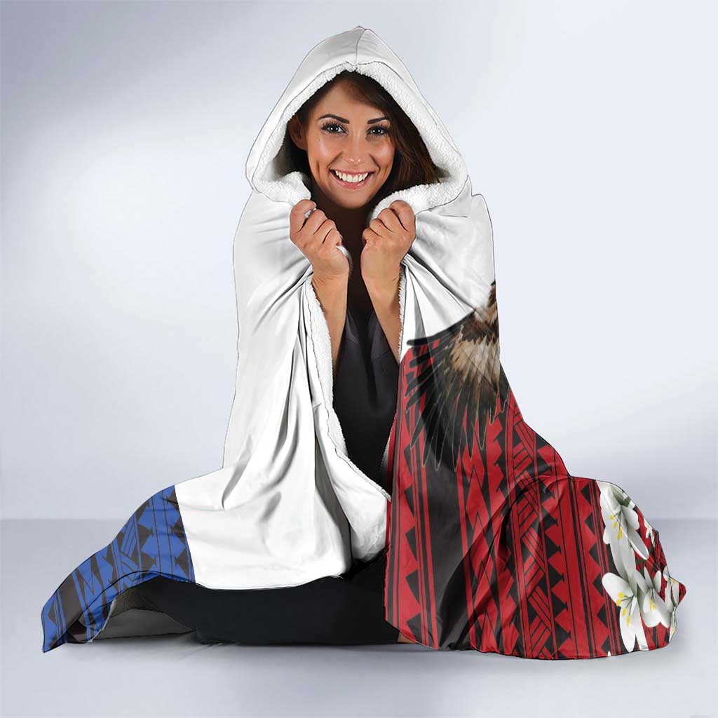 Philippine Eagle Week Hooded Blanket Philipino Patern